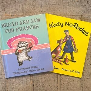 2 Weekly Reader Children's Books: “Bread and Jam for Frances” & “Katy No-Pocket”